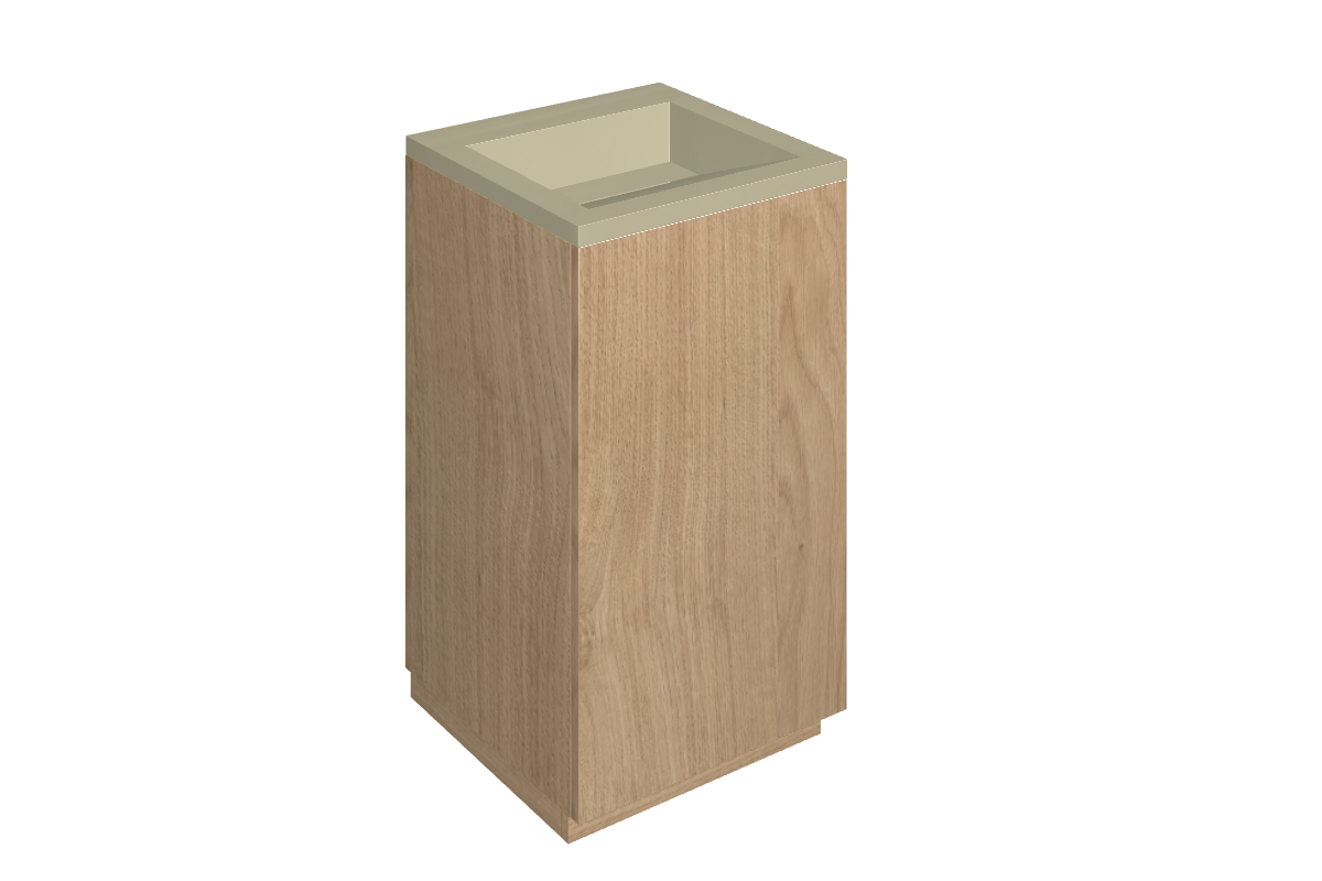 Cube Air Washbasin 50 Wood