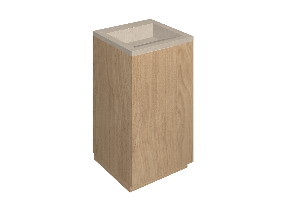 Cube Air Washbasin 50 Wood