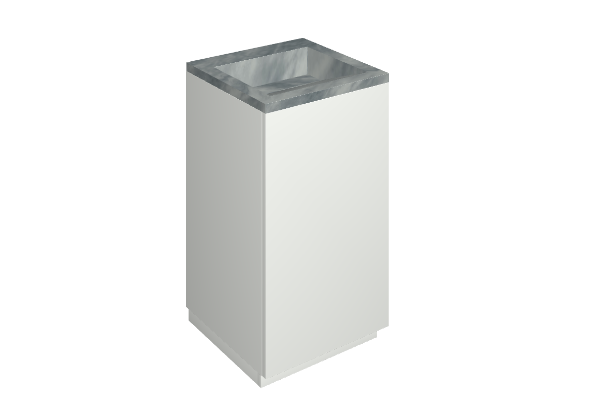 Cube Air Washbasin 50 White