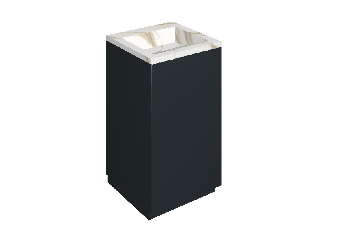 Cube Air Washbasin 50 Black