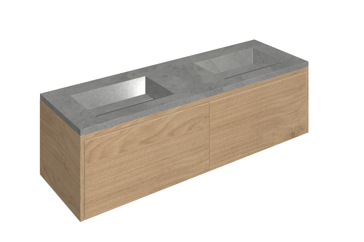 Fly Air Washbasin Duo 150 Wood